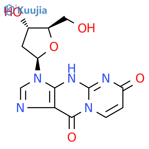 3-(2-Deoxy-b-D-erythro-pentofuranosyl)-3,5-dihydropyrimido1,2-apurine-6,10-dione structure