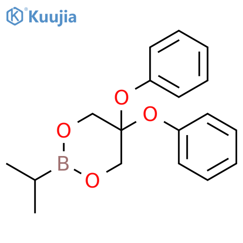 1,3,2-Dioxaborinane, 2-(1-methylethyl)-5,5-diphenoxy- structure