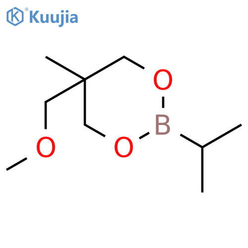 1,3,2-Dioxaborinane, 5-(methoxymethyl)-5-methyl-2-(1-methylethyl)- structure