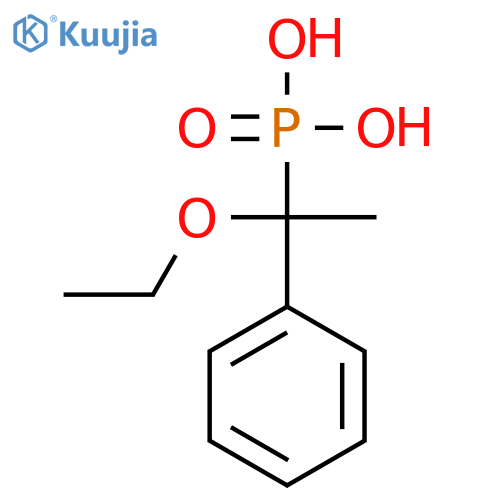 Phosphonic acid, (1-ethoxy-1-phenylethyl)- structure