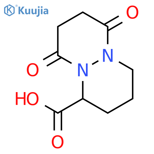 Pyridazino[1,2-a]pyridazine-1-carboxylic acid, octahydro-6,9-dioxo- structure