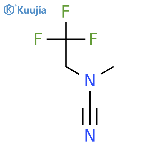 Cyanamide, methyl(2,2,2-trifluoroethyl)- structure