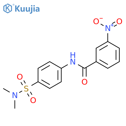Benzamide, N-[4-[(dimethylamino)sulfonyl]phenyl]-3-nitro- structure