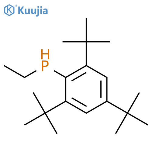 Phosphine, ethyl[2,4,6-tris(1,1-dimethylethyl)phenyl]- structure