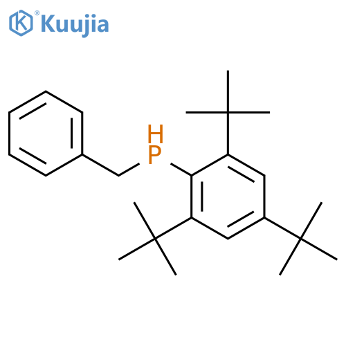 Phosphine, (phenylmethyl)[2,4,6-tris(1,1-dimethylethyl)phenyl]- structure