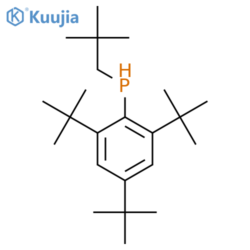 Phosphine, (2,2-dimethylpropyl)[2,4,6-tris(1,1-dimethylethyl)phenyl]- structure