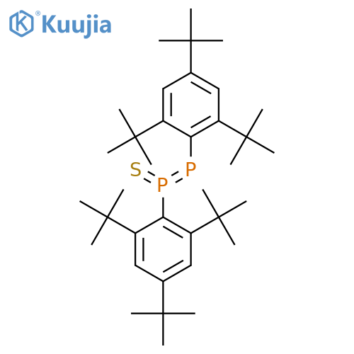 Diphosphene, bis[2,4,6-tris(1,1-dimethylethyl)phenyl]-, 1-sulfide structure