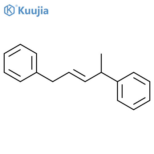 Benzene, 1,1'-(1-methyl-2-butene-1,4-diyl)bis- structure