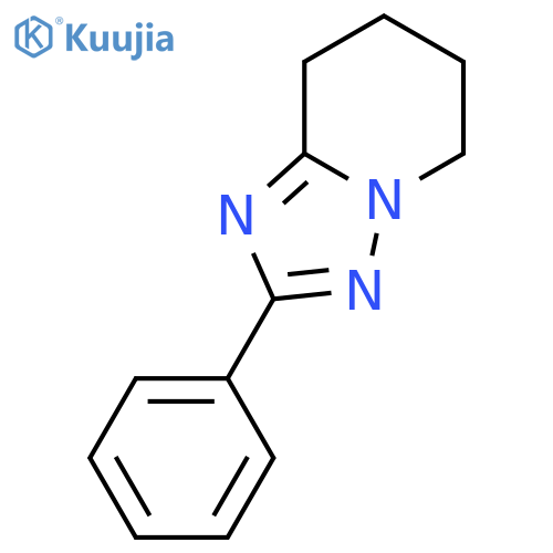 [1,2,4]Triazolo[1,5-a]pyridine, 5,6,7,8-tetrahydro-2-phenyl- structure