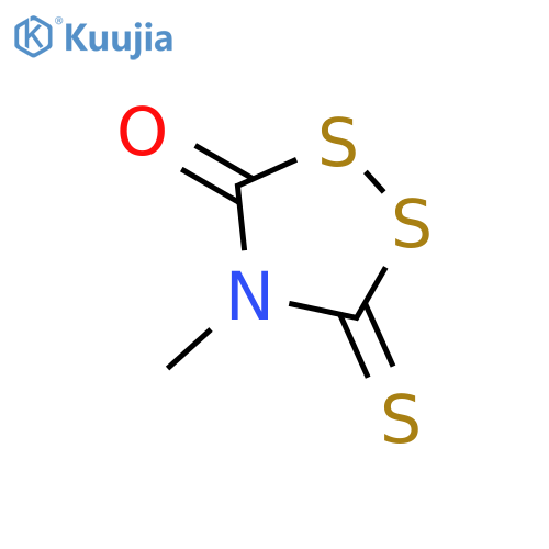 1,2,4-Dithiazolidin-3-one, 4-methyl-5-thioxo- structure