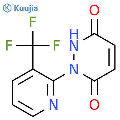 3,6-Pyridazinedione, 1,2-dihydro-1-[3-(trifluoromethyl)-2-pyridinyl]- structure
