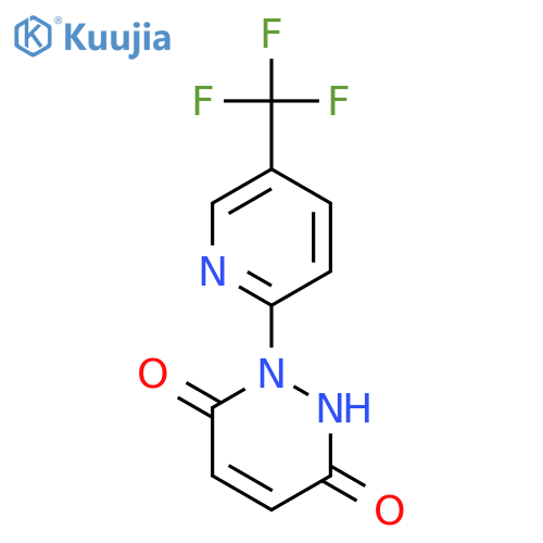 3,6-Pyridazinedione, 1,2-dihydro-1-[5-(trifluoromethyl)-2-pyridinyl]- structure