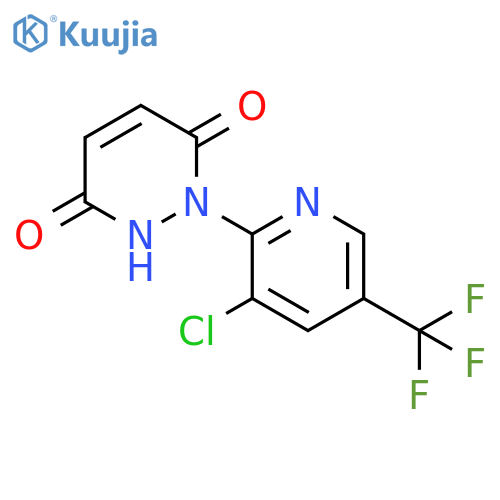 3,6-Pyridazinedione, 1-[3-chloro-5-(trifluoromethyl)-2-pyridinyl]-1,2-dihydro- structure