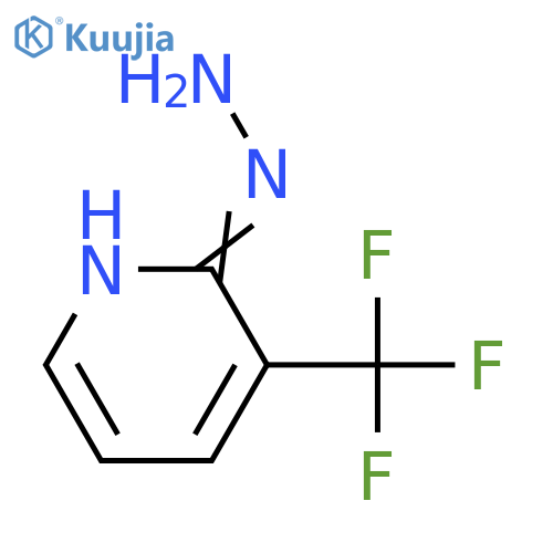 2-Hydrazinyl-3-(trifluoromethyl)pyridine structure