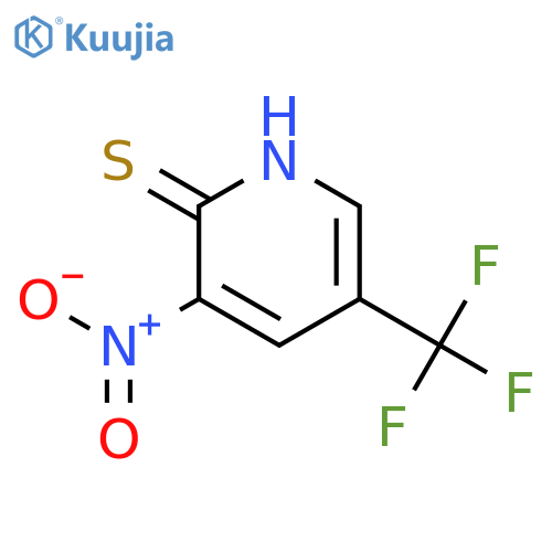 2(1H)-Pyridinethione, 3-nitro-5-(trifluoromethyl)- structure
