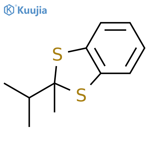 1,3-Benzodithiole, 2-methyl-2-(1-methylethyl)- structure