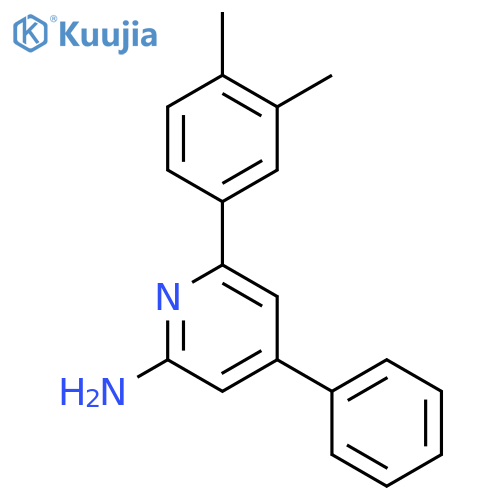 2-Pyridinamine, 6-(3,4-dimethylphenyl)-4-phenyl- structure
