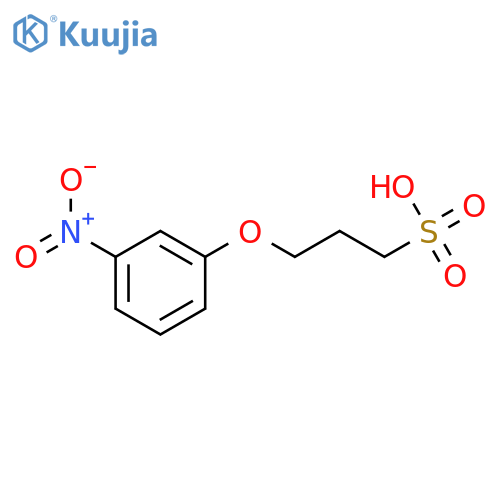 1-Propanesulfonic acid, 3-(3-nitrophenoxy)- structure