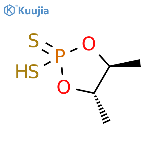 1,3,2-DIOXAPHOSPHOLANE, 2-MERCAPTO-4,5-DIMETHYL-, 2-SULFIDE, TRANS- structure