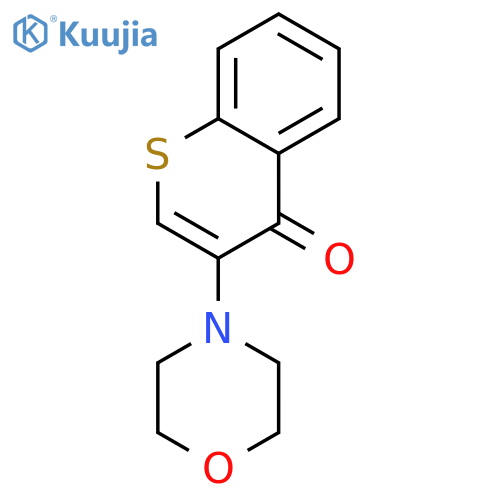 3-(morpholin-4-yl)-4H-thiochromen-4-one structure