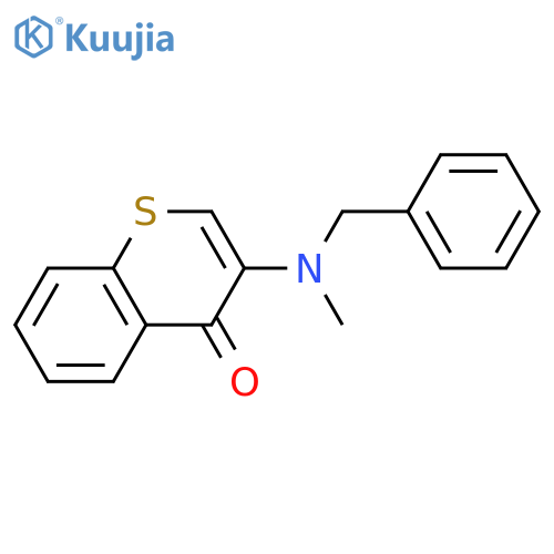 3-benzyl(methyl)amino-4H-thiochromen-4-one structure