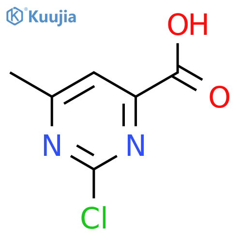 2-Chloro-6-methyl-pyrimidine-4-carboxylic acid structure