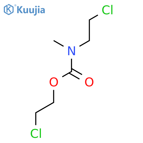 Carbamic acid, (2-chloroethyl)methyl-, 2-chloroethyl ester structure