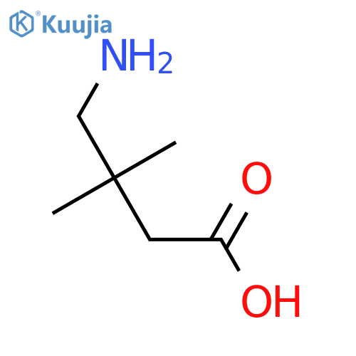 4-Amino-3,3-dimethylbutanoic acid structure