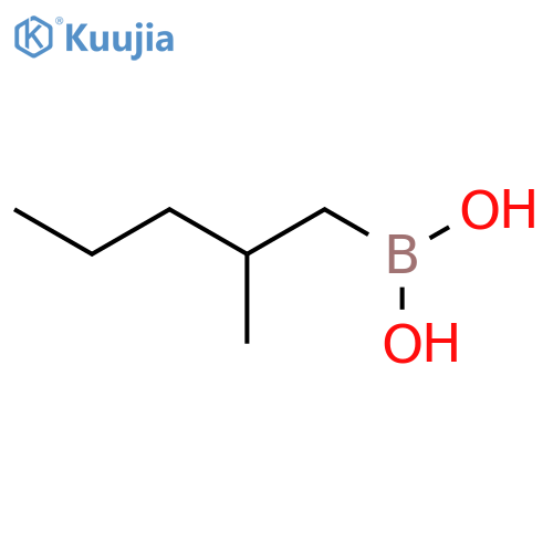 Boronic acid, (2-methylpentyl)- structure