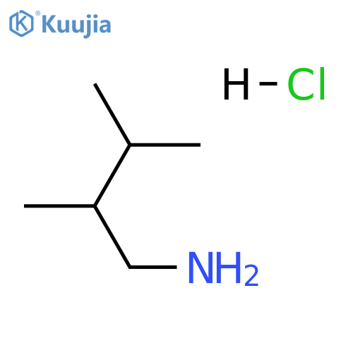 2,3-dimethylbutan-1-amine hydrochloride structure