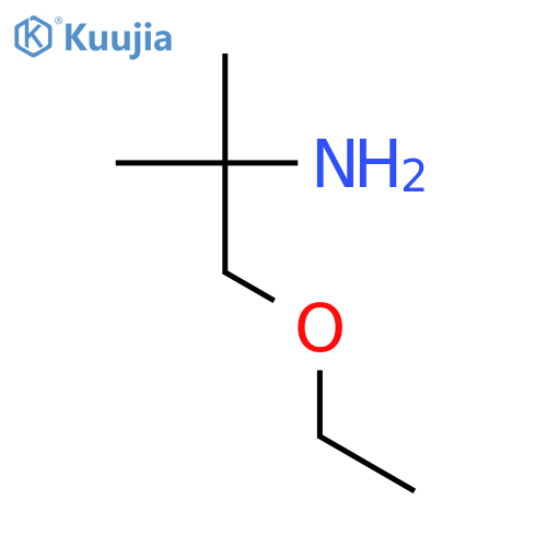(2-ethoxy-1,1-dimethylethyl)amine hydrochloride structure