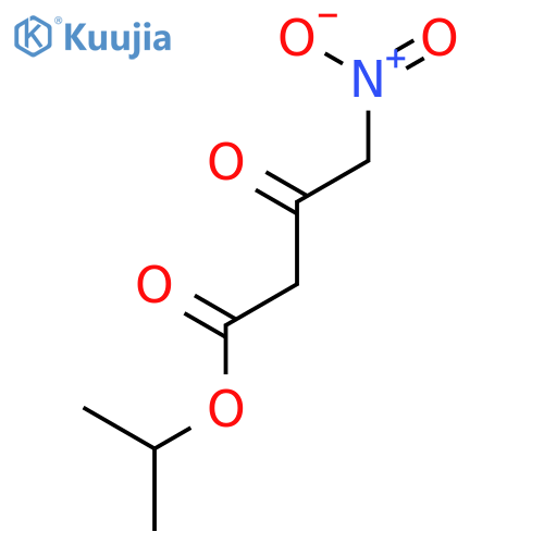 Butanoic acid, 4-nitro-3-oxo-, 1-methylethyl ester structure