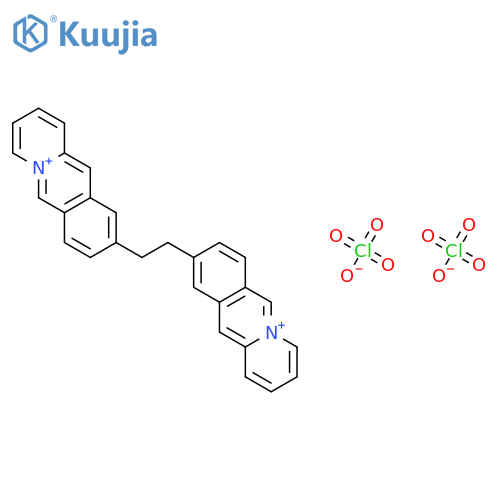 BENZO[B]QUINOLIZINIUM, 9,9'-(1,2-ETHANEDIYL)BIS-, DIPERCHLORATE structure