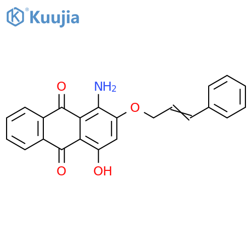 9,10-Anthracenedione,1-amino-4-hydroxy-2-[(3-phenyl-2-propenyl)oxy]- structure