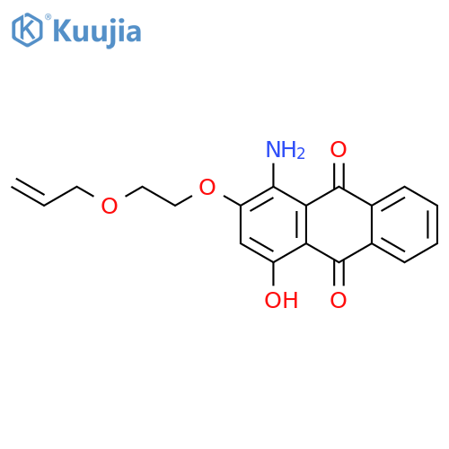 9,10-Anthracenedione, 1-amino-4-hydroxy-2-[2-(2-propenyloxy)ethoxy]- structure