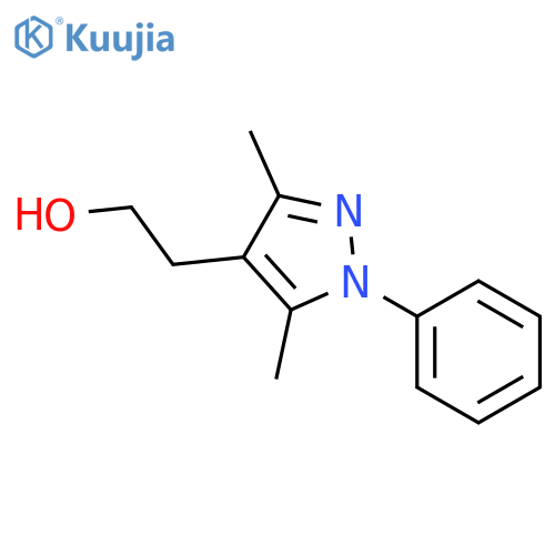 1H-Pyrazole-4-ethanol, 3,5-dimethyl-1-phenyl- structure