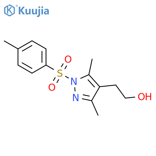1H-Pyrazole-4-ethanol, 3,5-dimethyl-1-[(4-methylphenyl)sulfonyl]- structure