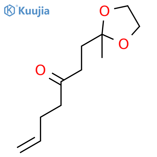 6-HEPTEN-3-ONE, 1-(2-METHYL-1,3-DIOXOLAN-2-YL)- structure