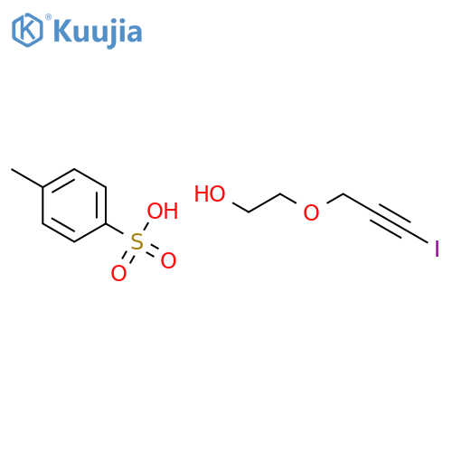 Ethanol, 2-[(3-iodo-2-propynyl)oxy]-, 4-methylbenzenesulfonate structure