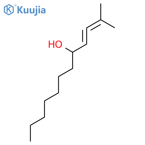 2,3-Dodecadien-5-ol, 2-methyl- structure