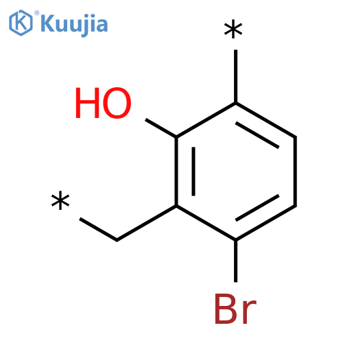 Poly[(bromo-2-hydroxy-1,3-phenylene)methylene] structure