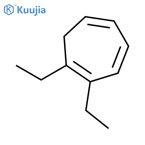 1,3,5-Cycloheptatriene, diethyl- structure