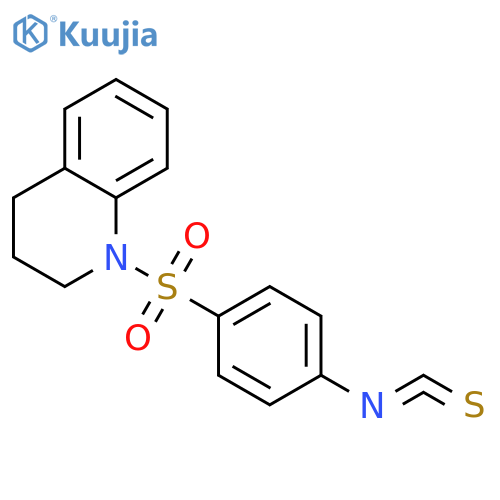1-(4-Isothiocyanatophenyl)sulfonyl-1,2,3,4-tetrahydroquinoline structure