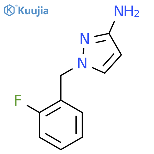 1-(2-fluorobenzyl)-1H-pyrazol-3-amine structure