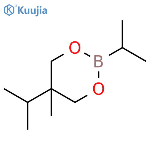 1,3,2-Dioxaborinane, 5-methyl-2,5-bis(1-methylethyl)- structure