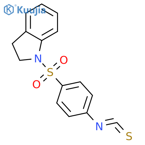 1-(4-Isothiocyanatophenyl)sulfonylindoline structure