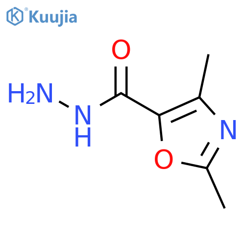 2,4-Dimethyl-1,3-oxazole-5-carbohydrazide structure