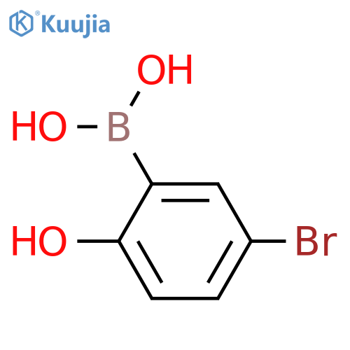 5-Bromo-2-hydroxyphenylboronic acid structure