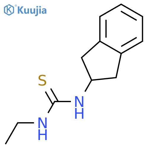 Thiourea, N-(2,3-dihydro-1H-inden-2-yl)-N'-ethyl- structure