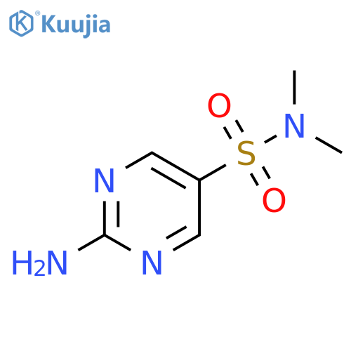 2-amino-N,N-dimethylpyrimidine-5-sulfonamide structure